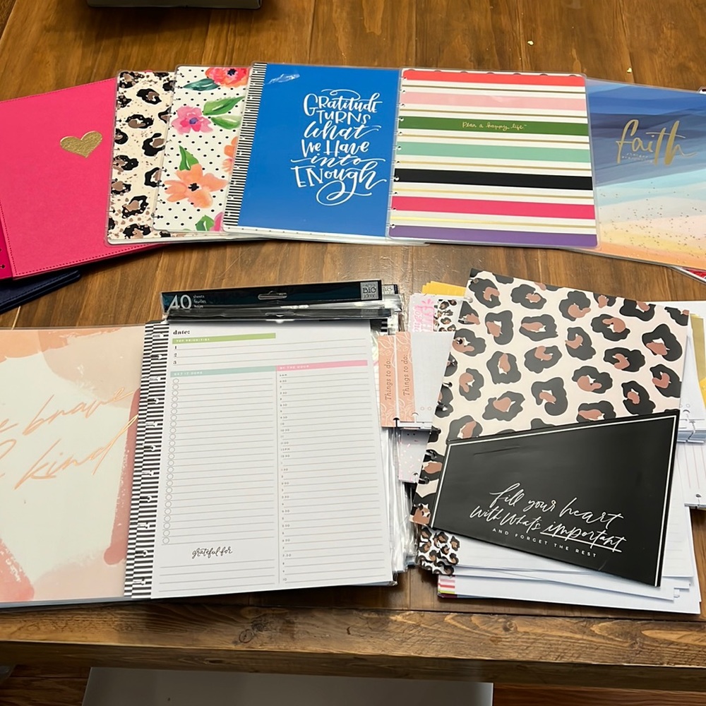 Big Happy Planner Large assorted Lot